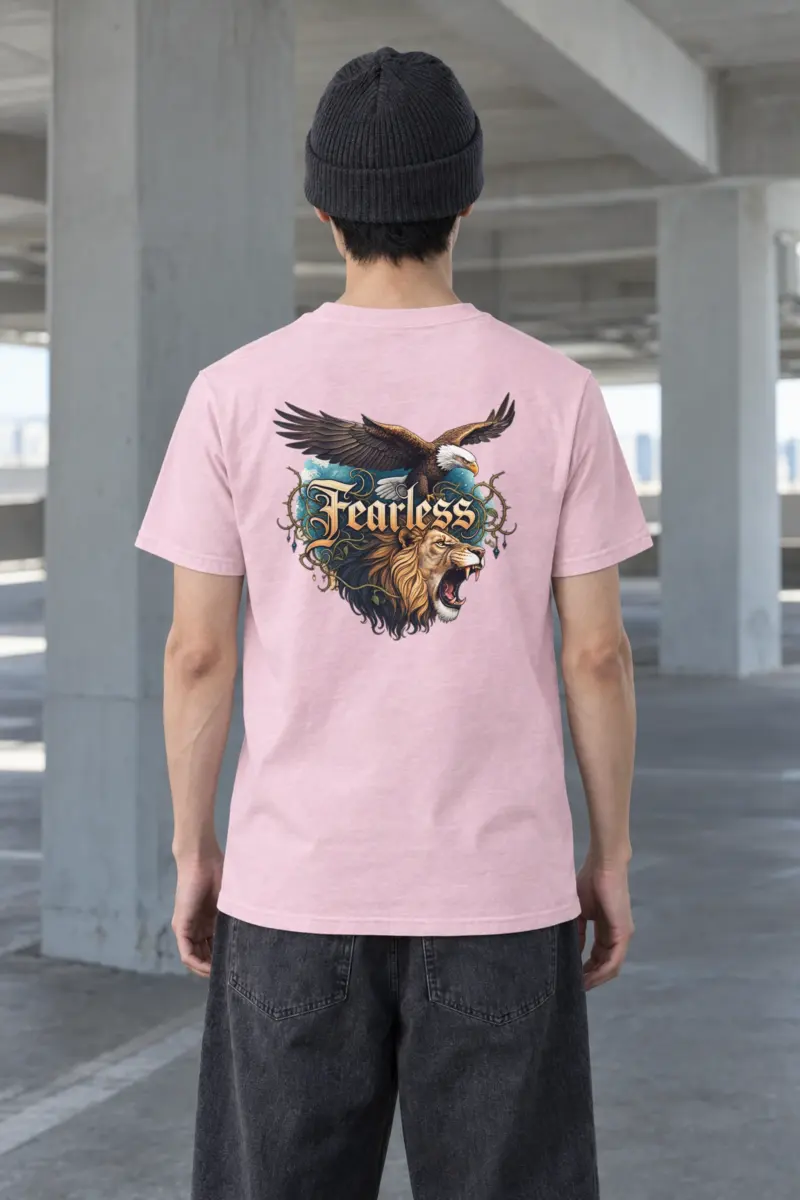 "Fearless Soul" Heavyweight Unisex Crewneck T-shirt
