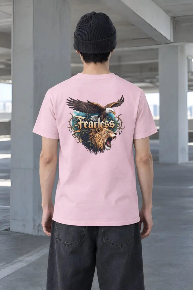 "Fearless Soul" Heavyweight Unisex Crewneck T-shirt