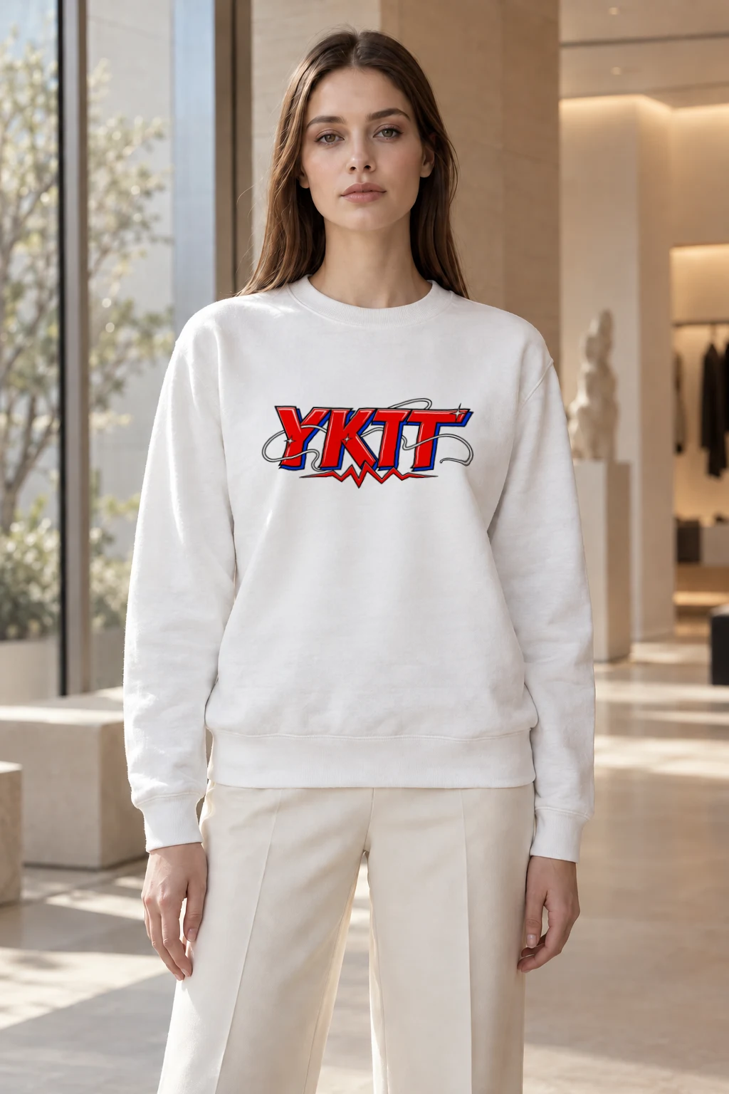"Fearless Spirit" Heavy Blend Unisex Crewneck Sweatshirt | Gildan 18000