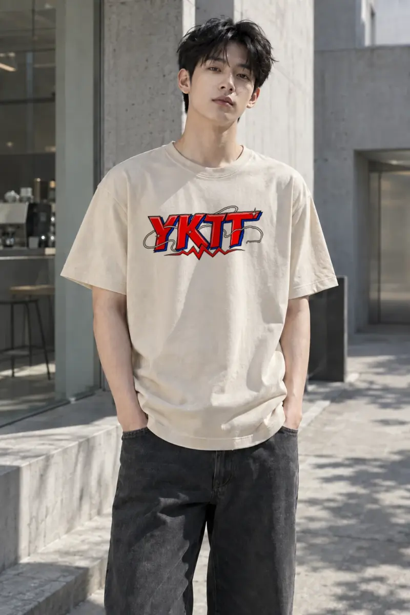 "Fearless Spirit YKTT" Heavyweight Unisex Crewneck T-shirt | Gildan 5000