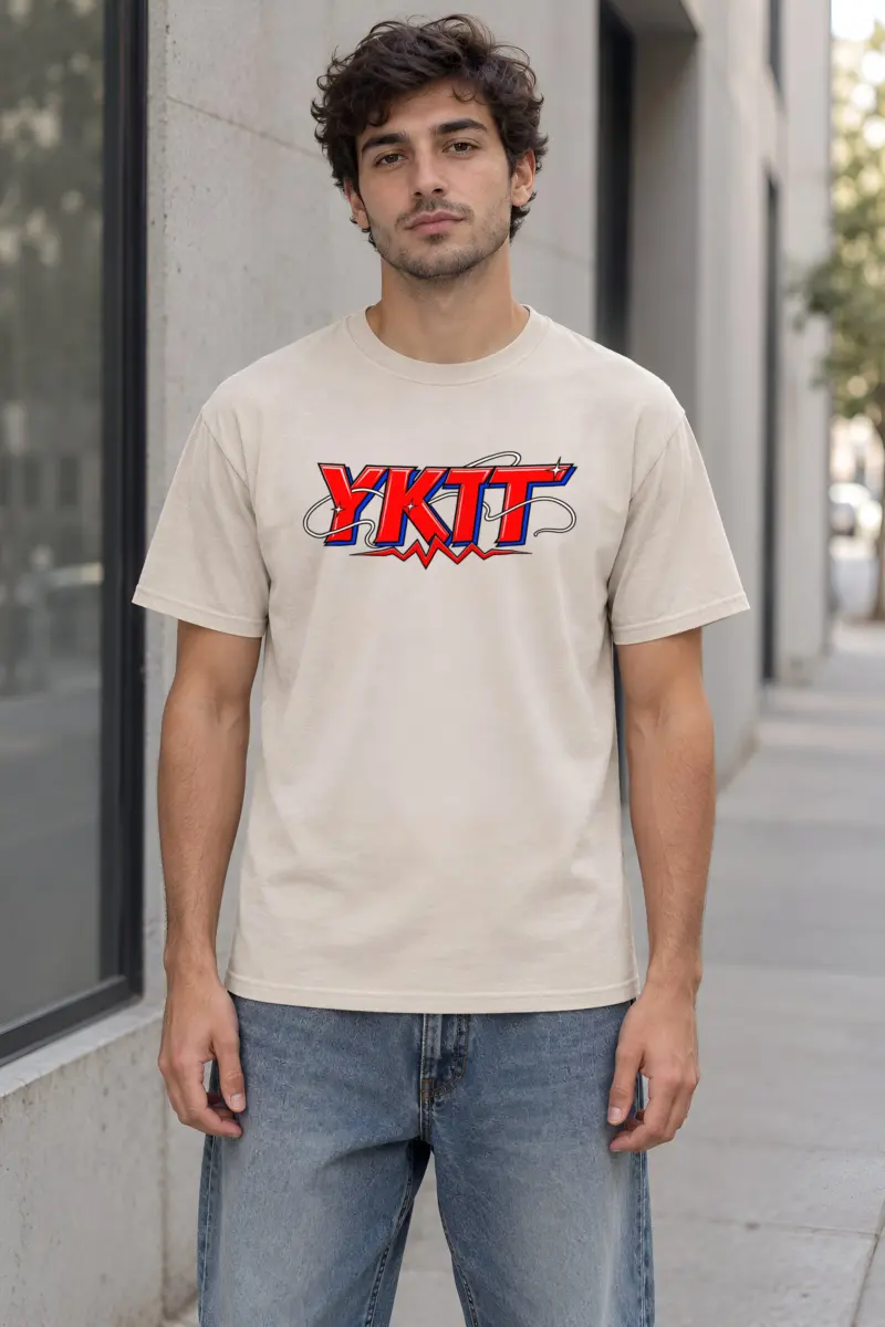 "Fearless Spirit YKTT" Heavyweight Unisex Crewneck T-shirt
