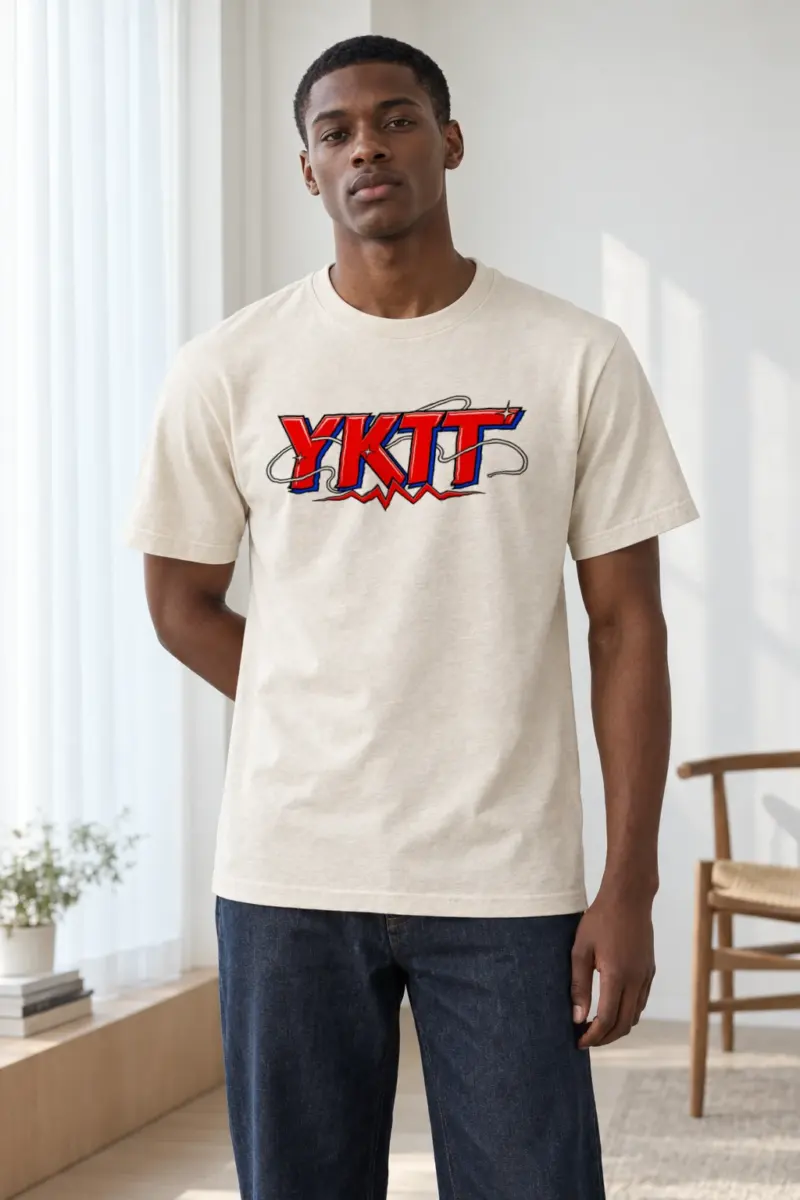 "Fearless Spirit YKTT" Heavyweight Unisex Crewneck T-shirt | Gildan 5000