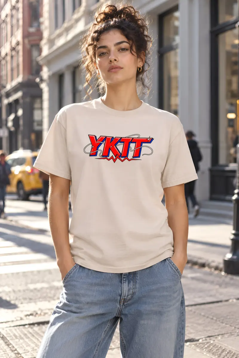 "Fearless Spirit YKTT" Heavyweight Unisex Crewneck T-shirt