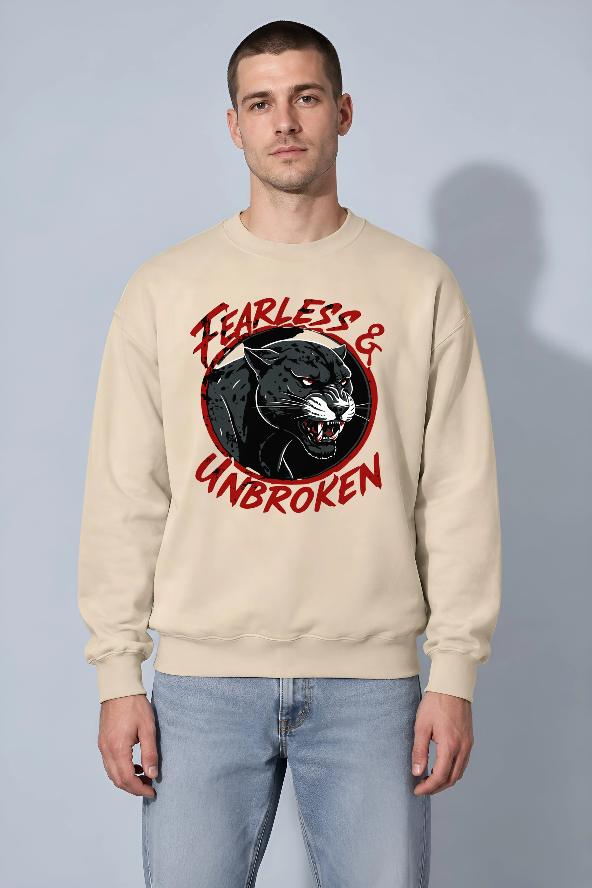 "Fearless & Unbroken" 1 Crewneck Sweatshirt