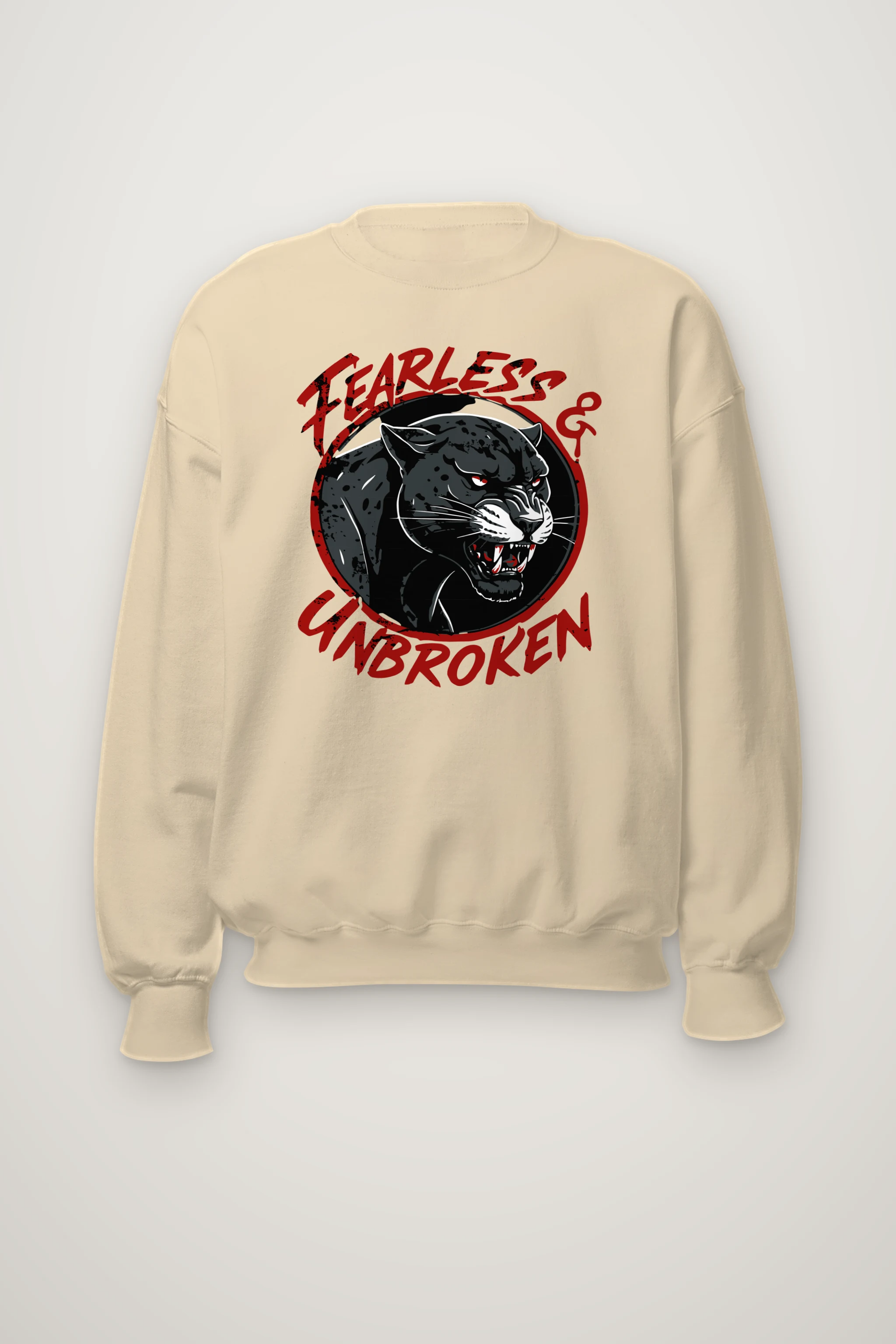 "Fearless & Unbroken" Heavy Blend Unisex Crewneck Sweatshirt