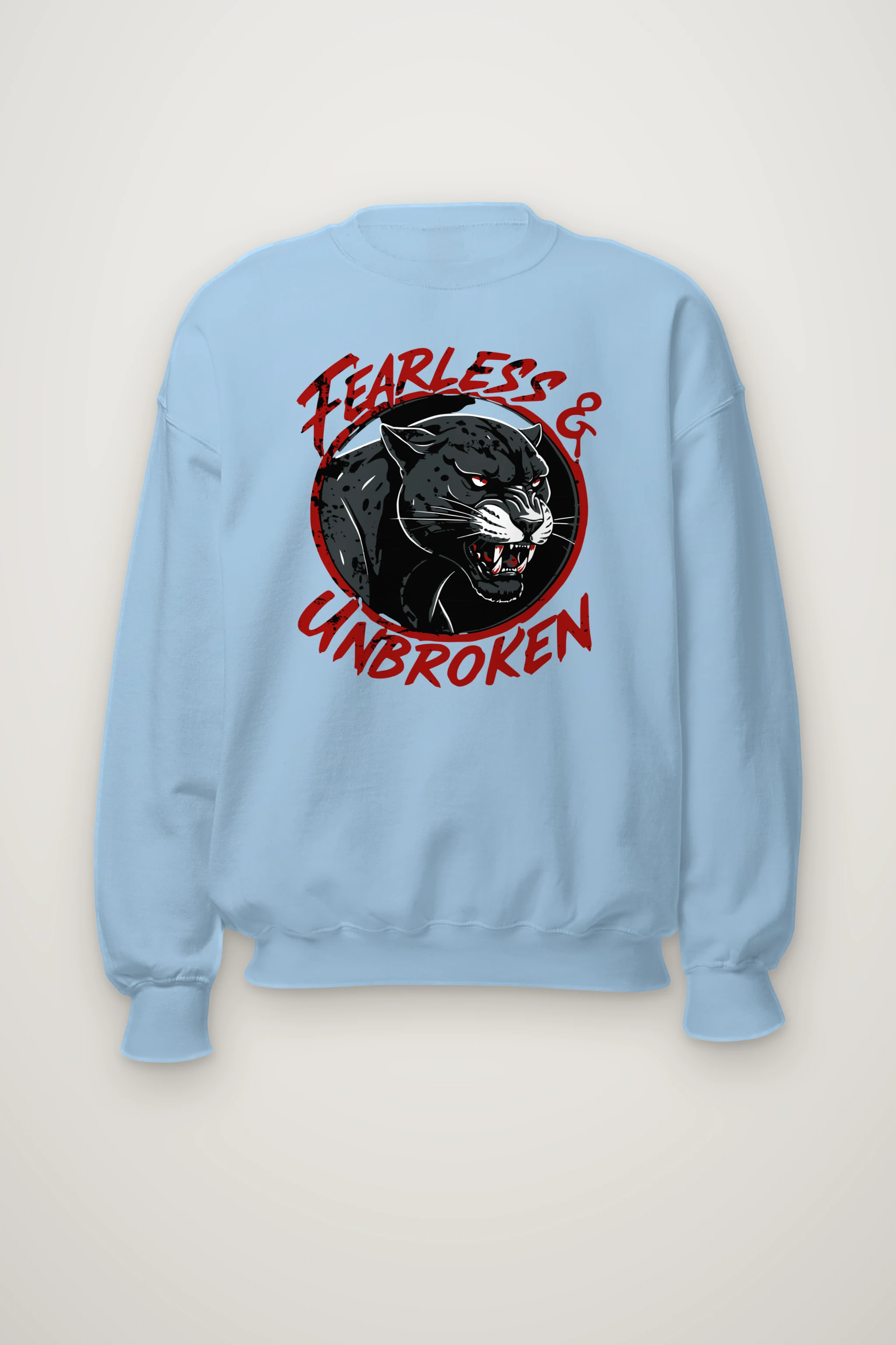 "Fearless & Unbroken" Heavy Blend Unisex Crewneck Sweatshirt