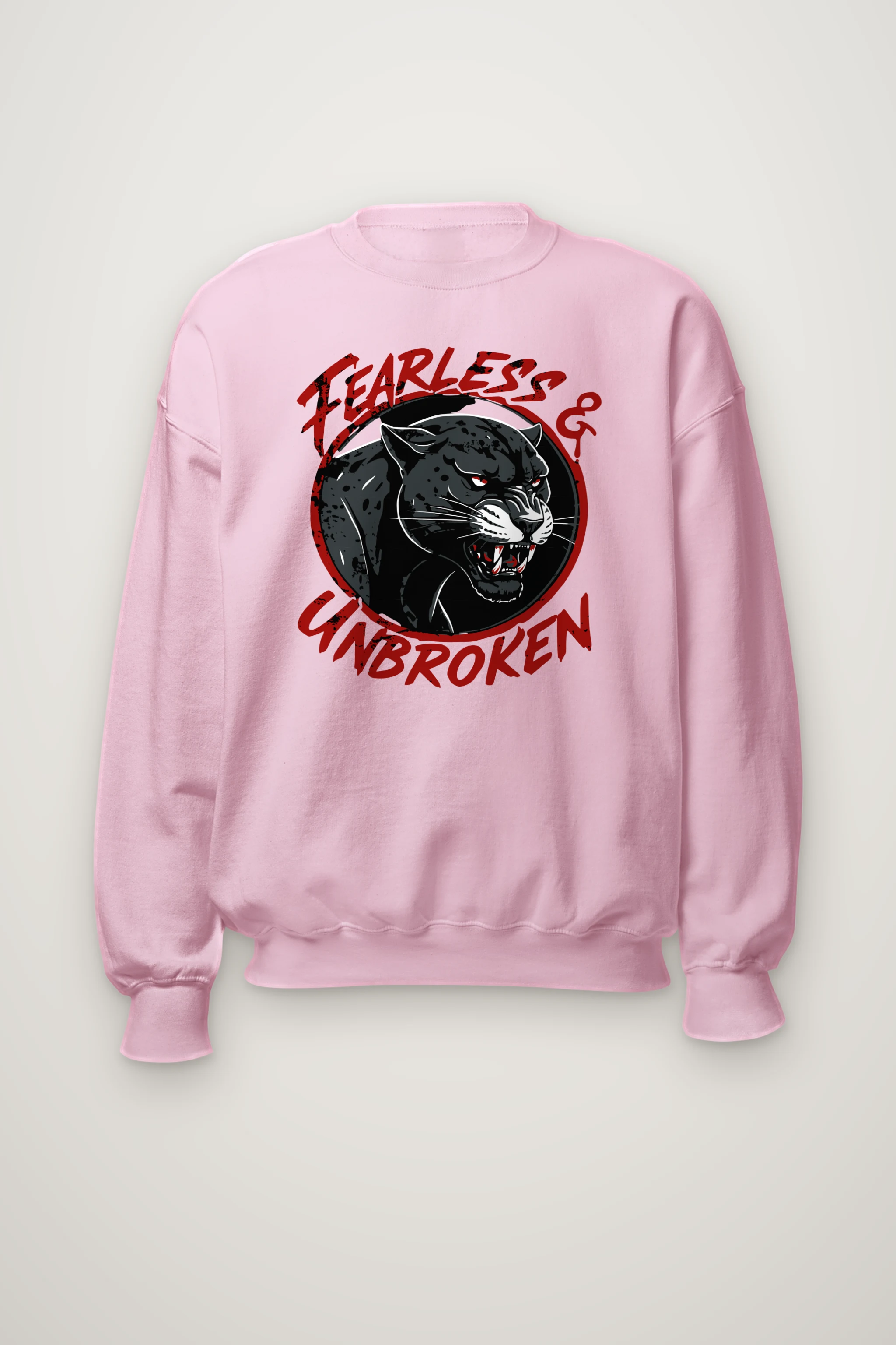 "Fearless & Unbroken" Heavy Blend Unisex Crewneck Sweatshirt