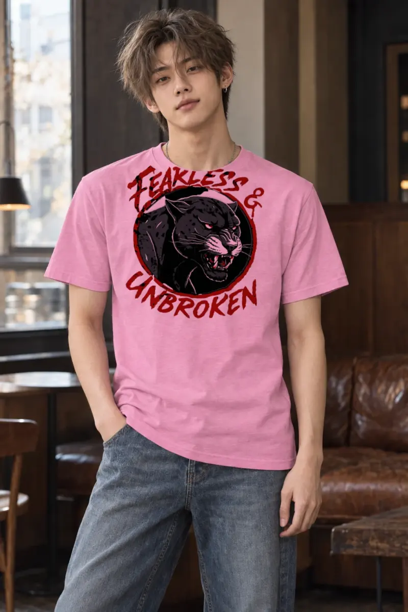 "Fearless & Unbroken" Heavyweight Unisex Crewneck T-shirt