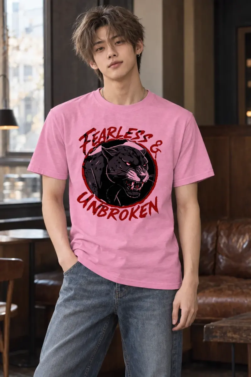 "Fearless & Unbroken" Heavyweight Unisex Crewneck T-shirt