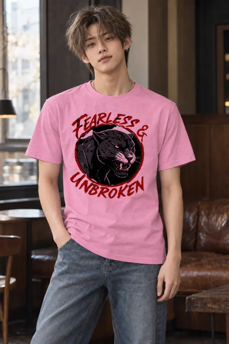 "Fearless & Unbroken" Heavyweight Unisex Crewneck T-shirt