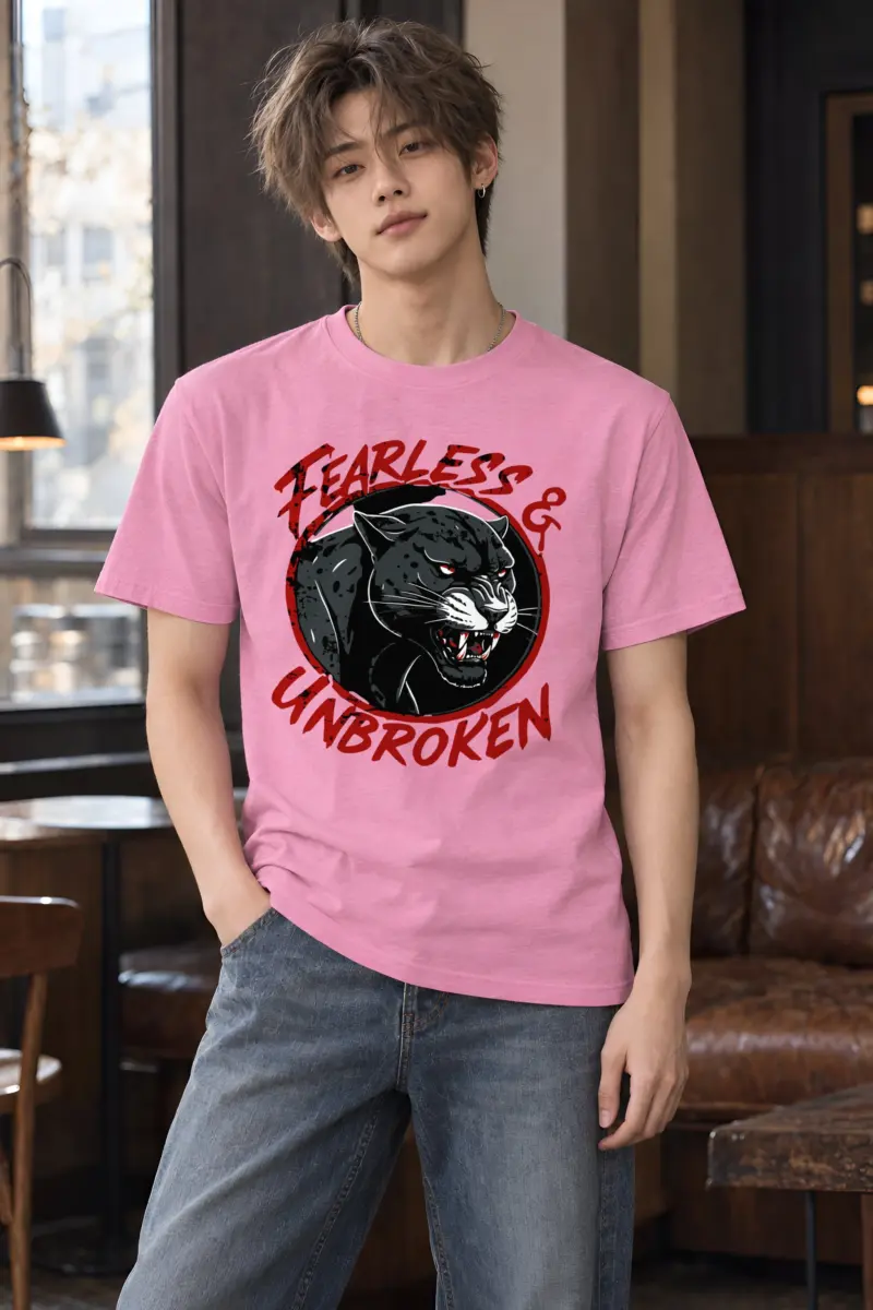 "Fearless & Unbroken" Heavyweight Unisex Crewneck T-shirt