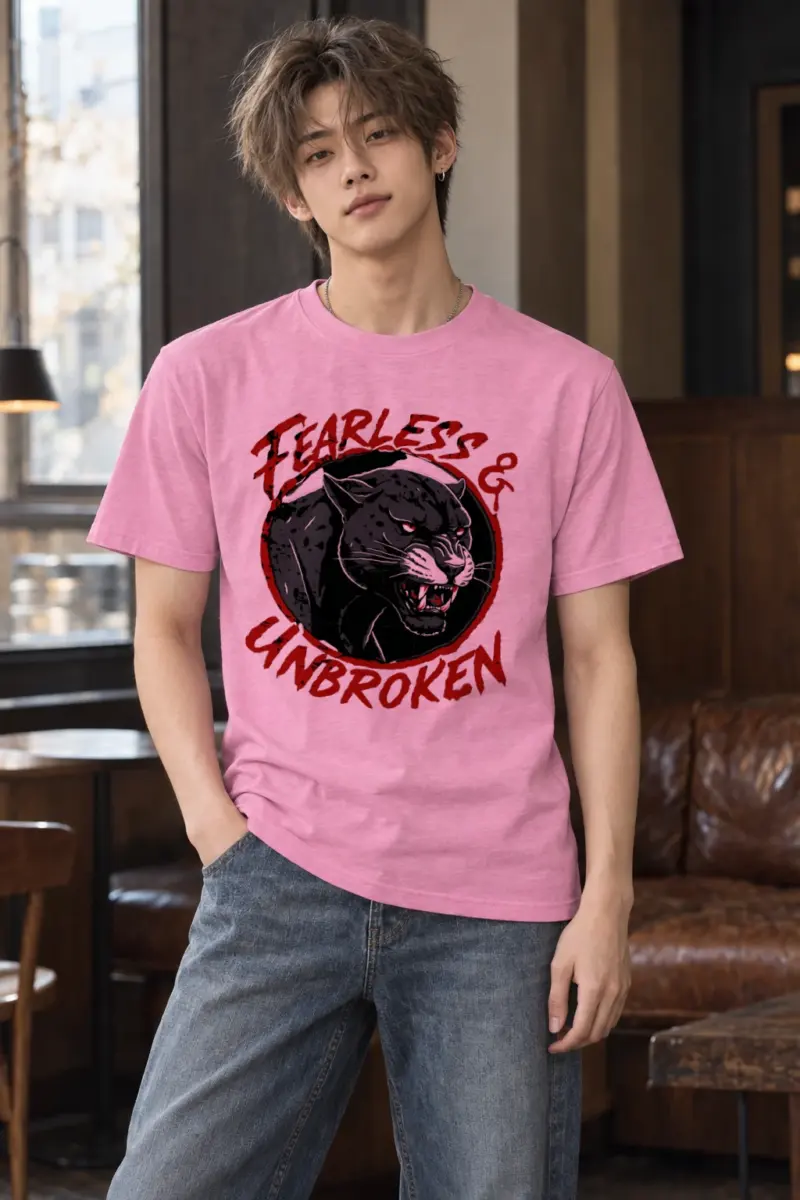 "Fearless & Unbroken" Heavyweight Unisex Crewneck T-shirt