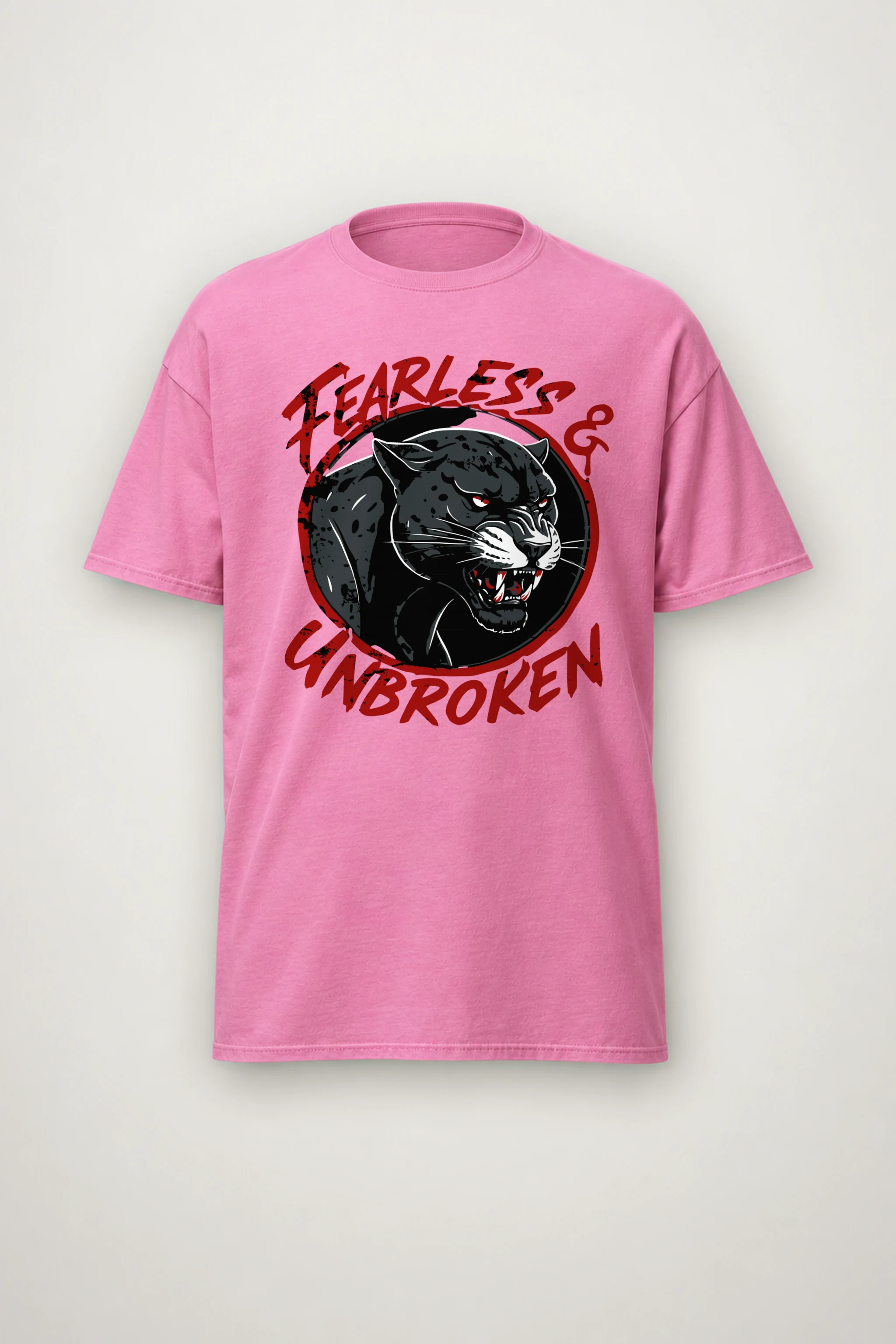 "Fearless & Unbroken" Heavyweight Unisex Crewneck T-shirt