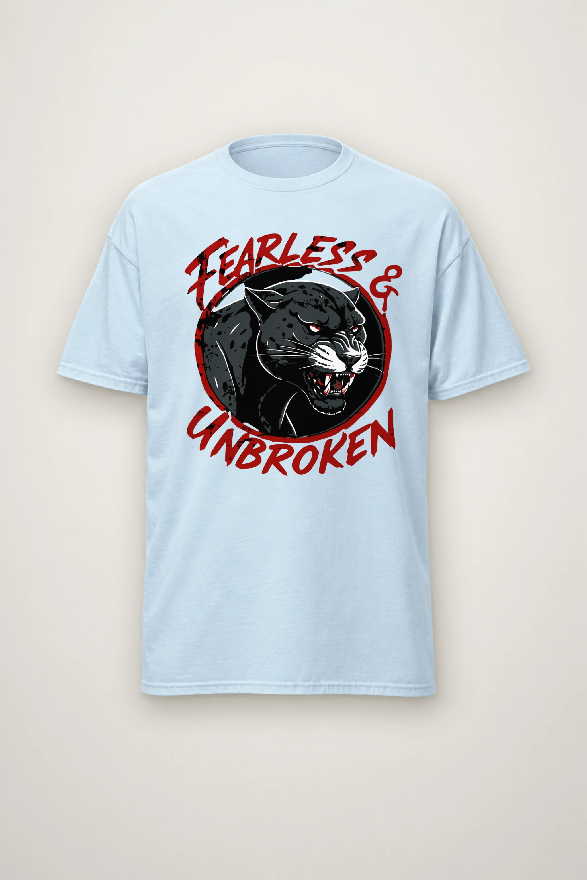 "Fearless & Unbroken" Heavyweight Unisex Crewneck T-shirt
