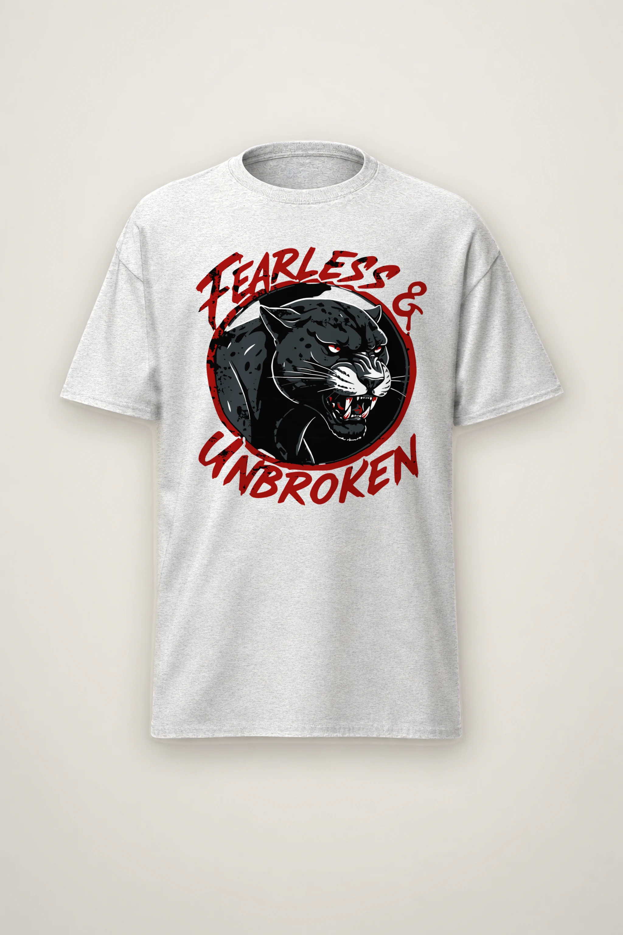 "Fearless & Unbroken" Heavyweight Unisex Crewneck T-shirt