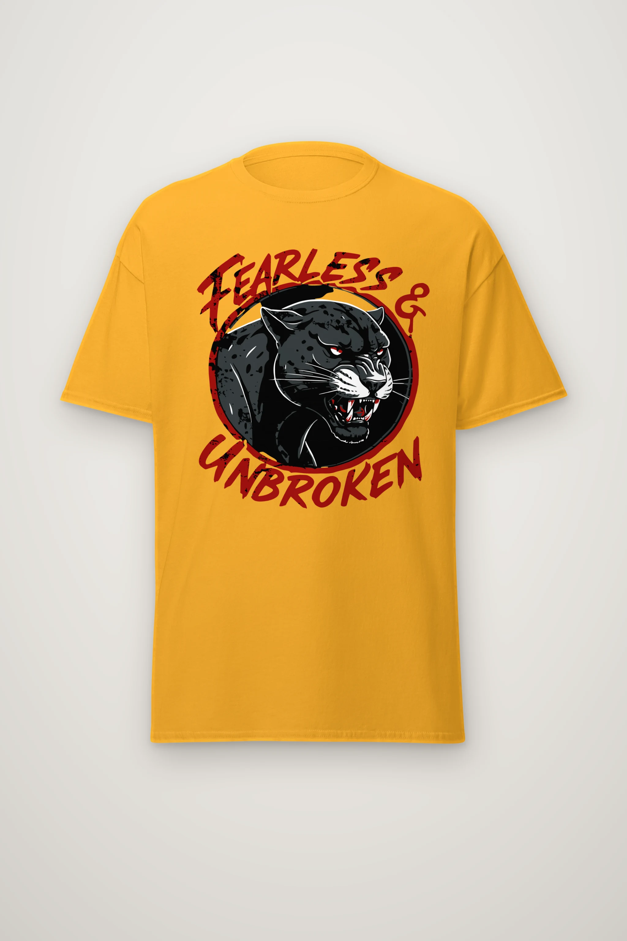 "Fearless & Unbroken" Heavyweight Unisex Crewneck T-shirt