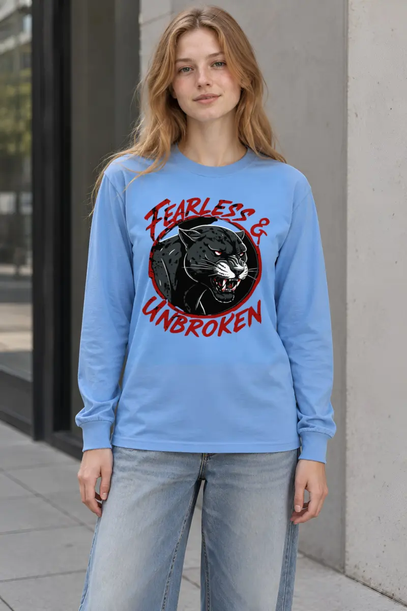 "Fearless & Unbroken" Unisex Longsleeve T-shirt