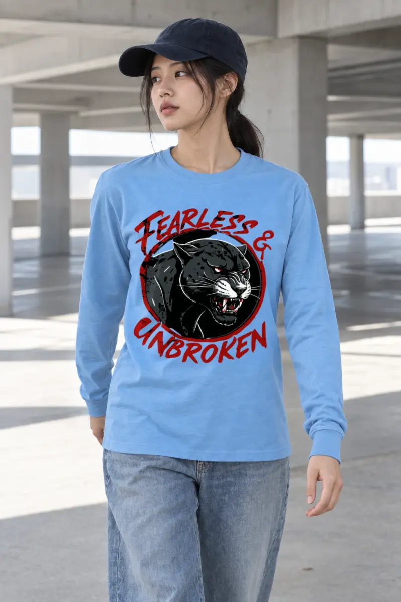 "Fearless & Unbroken" Unisex Longsleeve T-shirt