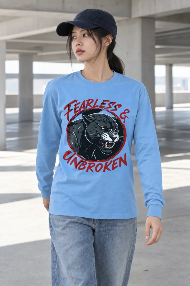 "Fearless & Unbroken" Unisex Longsleeve T-shirt