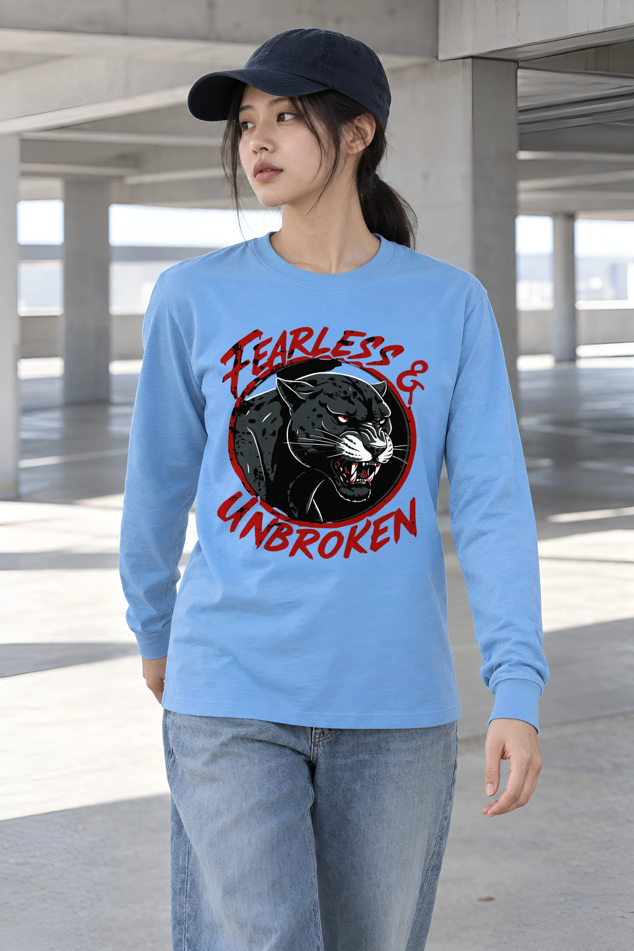 "Fearless & Unbroken" Unisex Longsleeve T-shirt