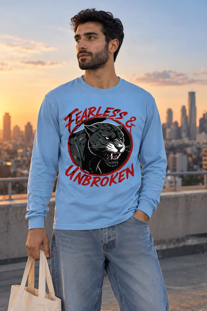 "Fearless & Unbroken" Unisex Longsleeve T-shirt