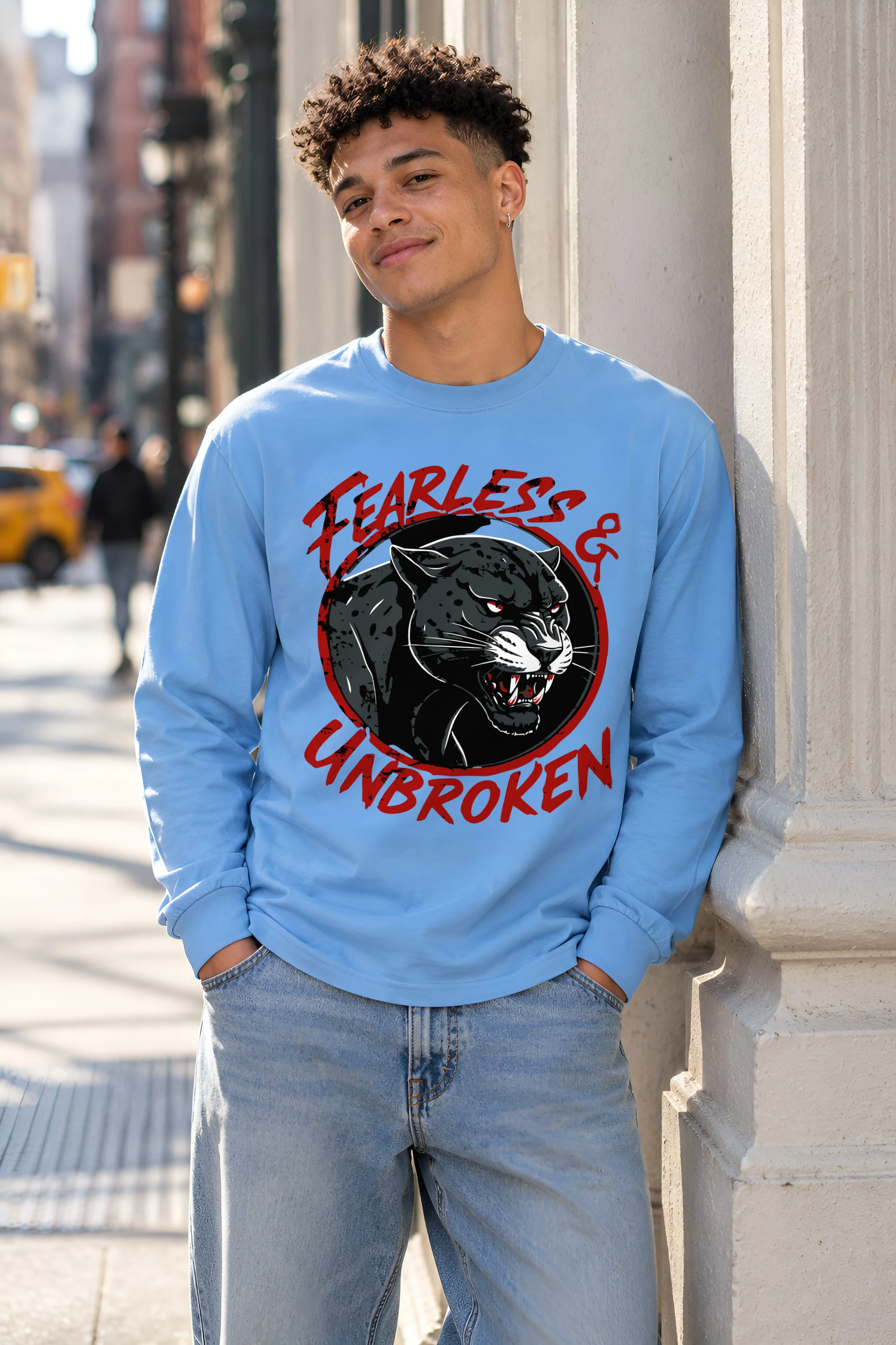 "Fearless & Unbroken" Unisex Longsleeve T-shirt