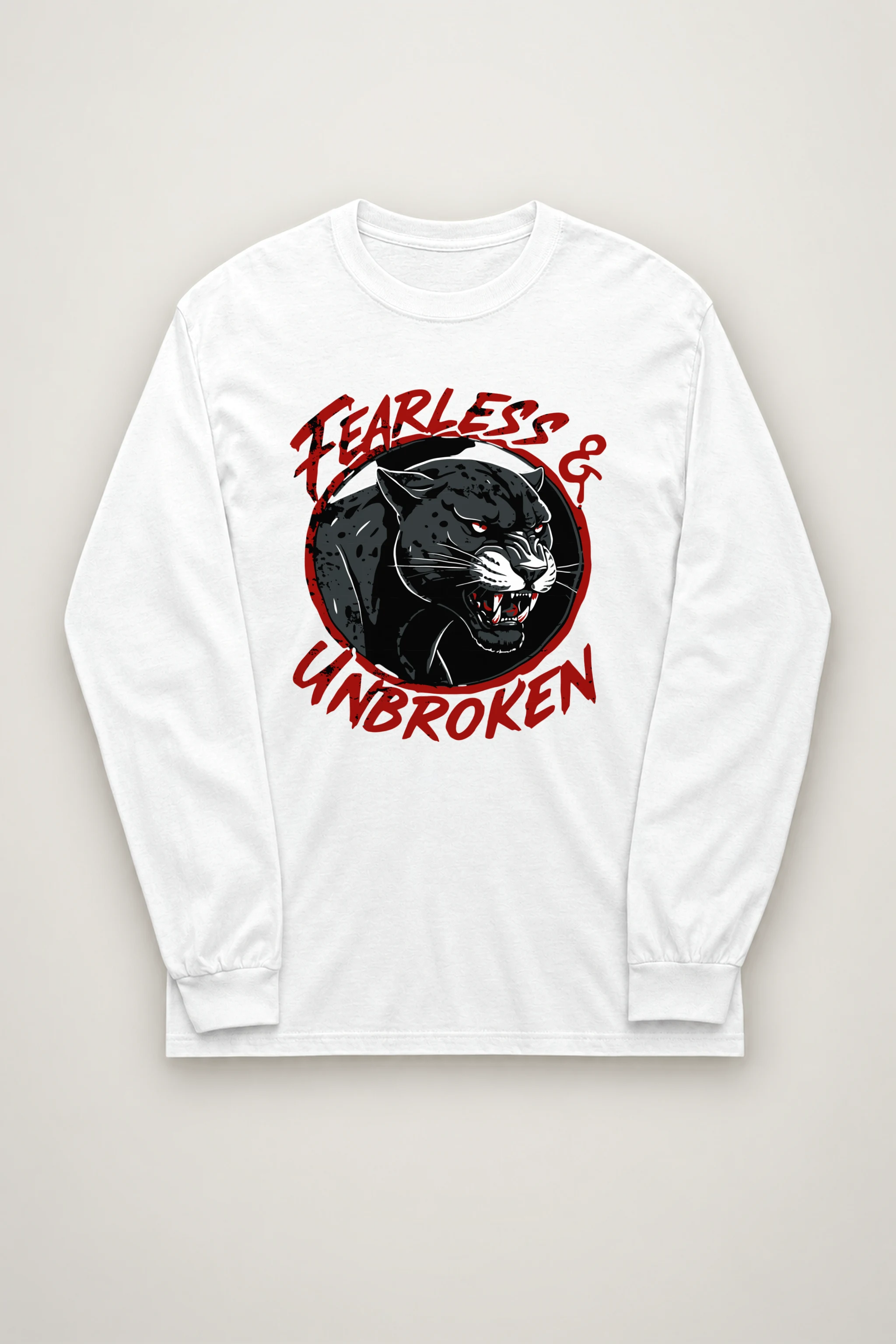 "Fearless & Unbroken" Unisex Longsleeve T-shirt