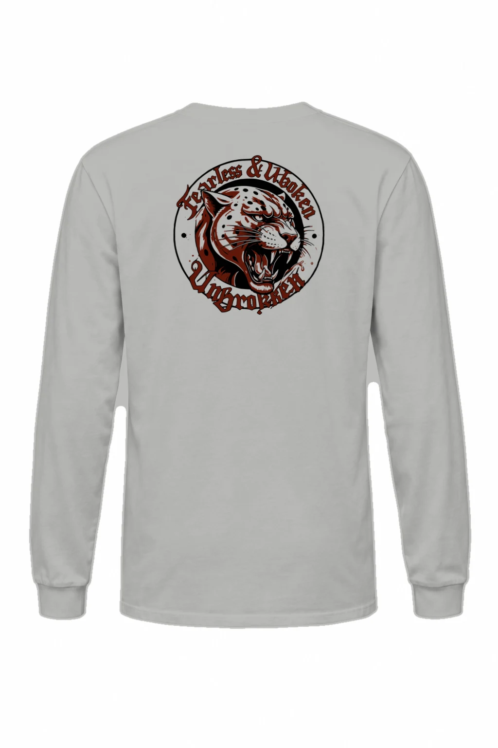 "Fearless & Undefeated" Unisex Longsleeve T-shirt | Gildan 2400
