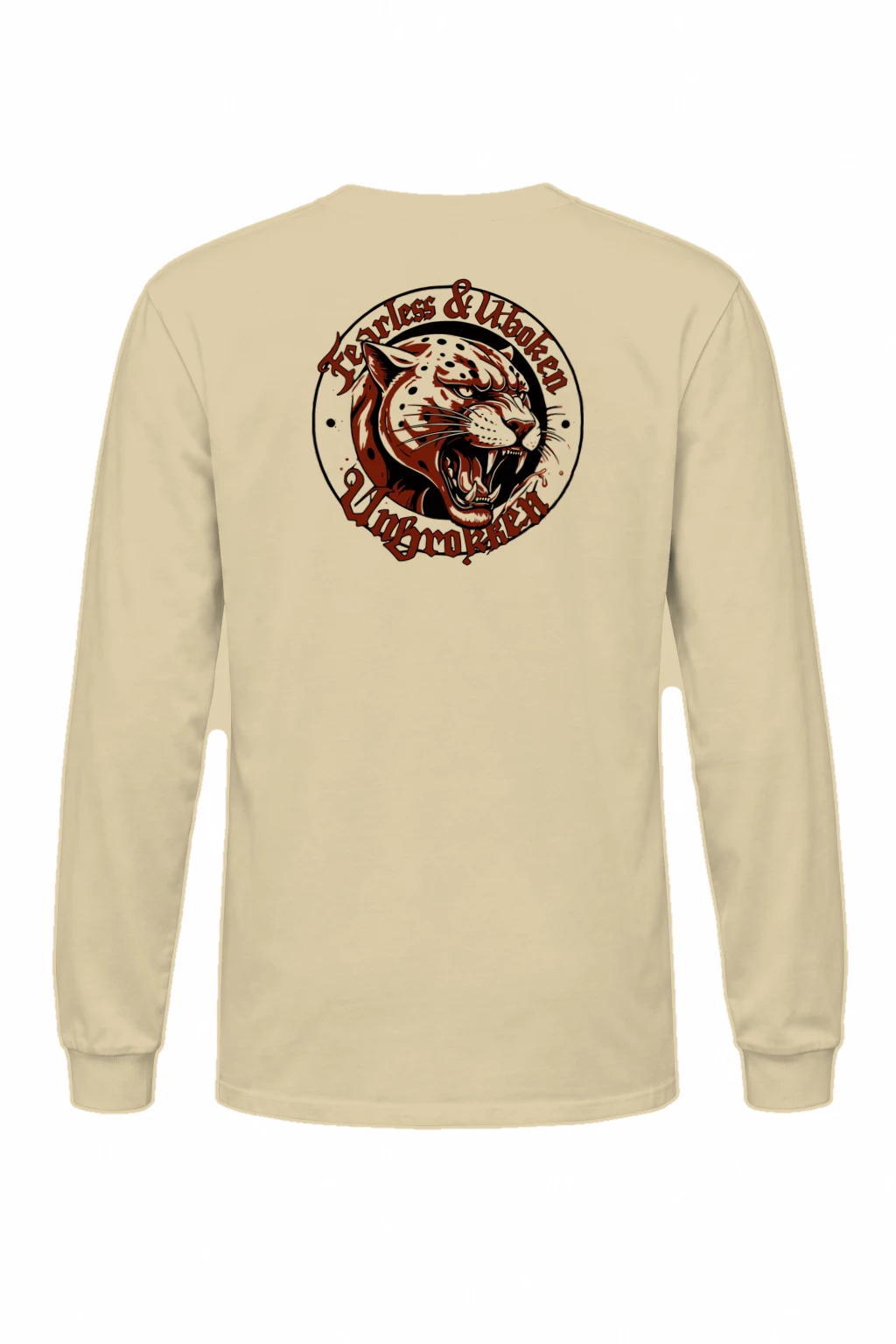 "Fearless & Undefeated" Unisex Longsleeve T-shirt | Gildan 2400