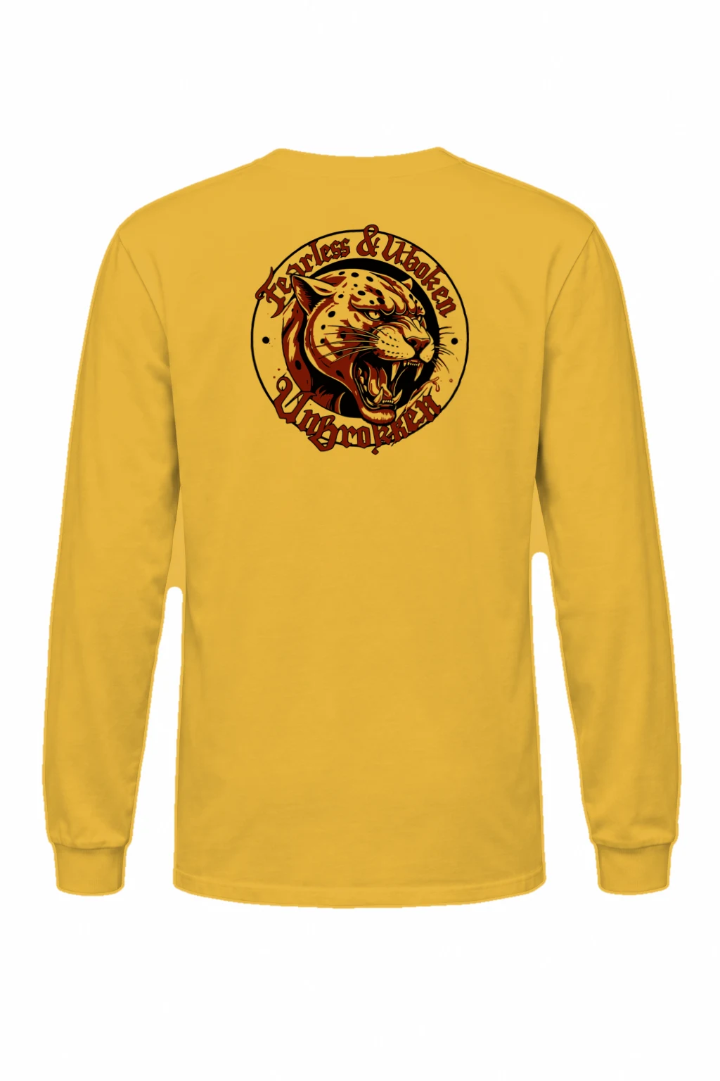 "Fearless & Undefeated" Unisex Longsleeve T-shirt | Gildan 2400