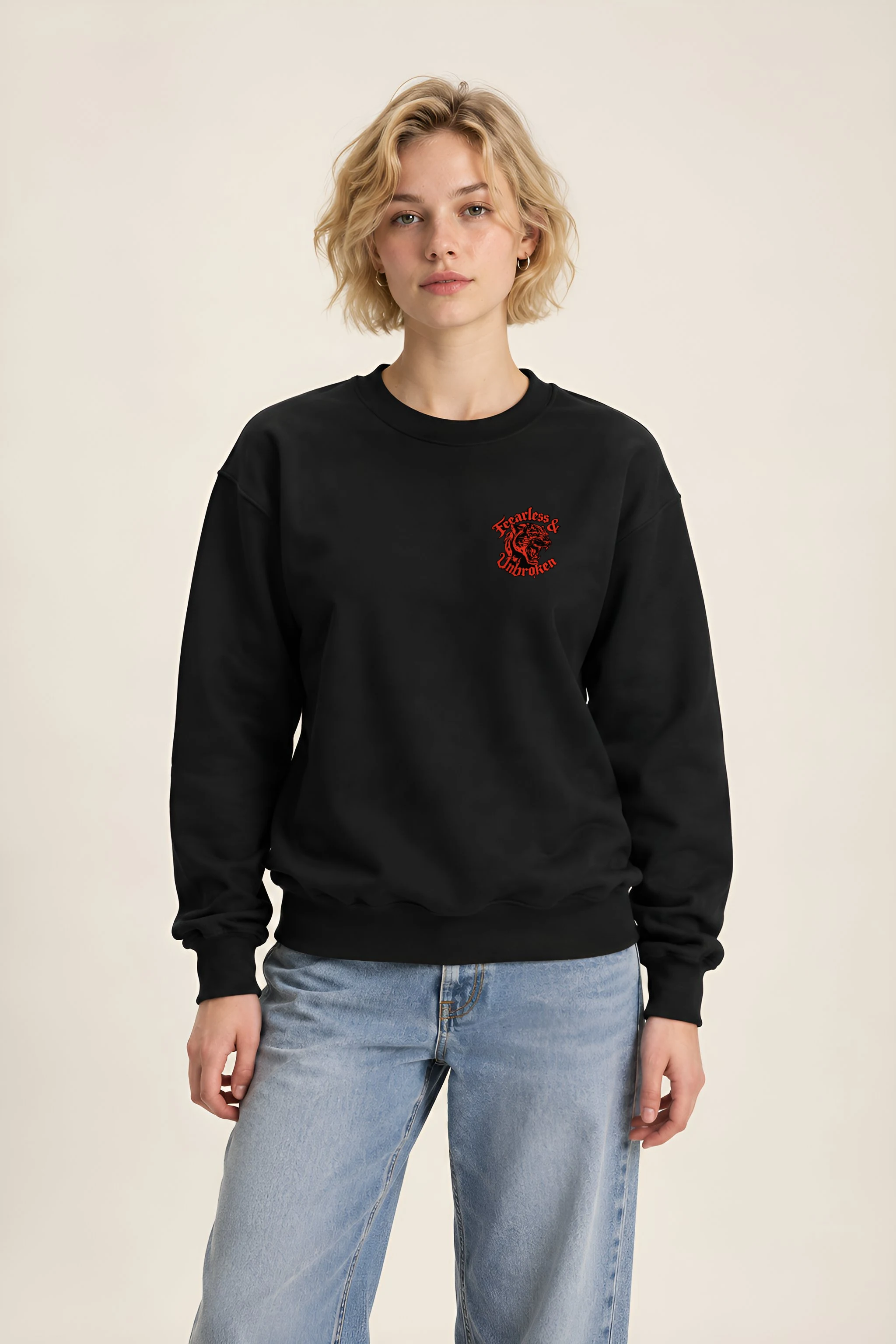"Fearless & Woken UnBroken" 1 Crewneck Sweatshirt