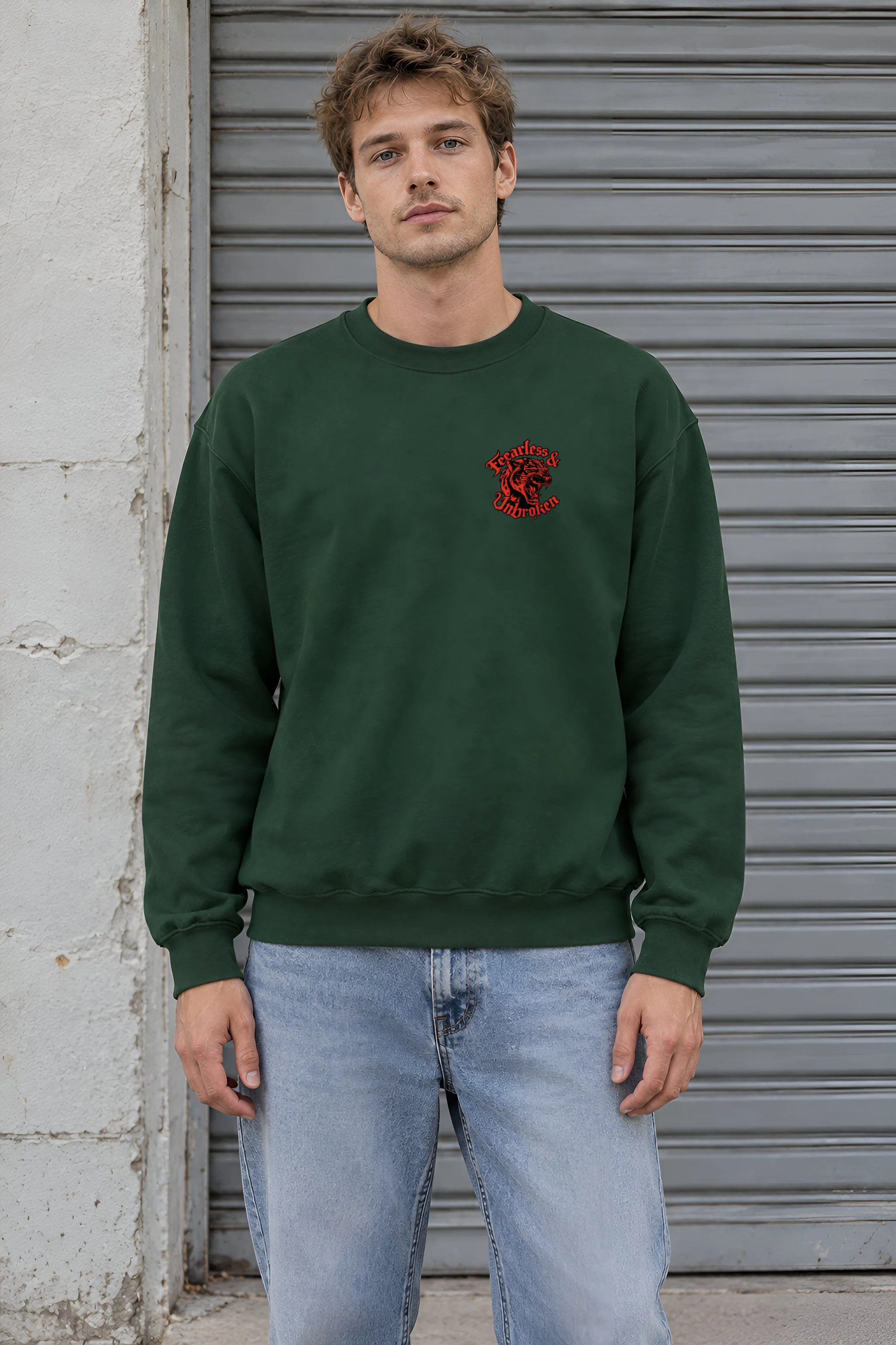 "Fearless & Woken UnBroken" 1 Crewneck Sweatshirt