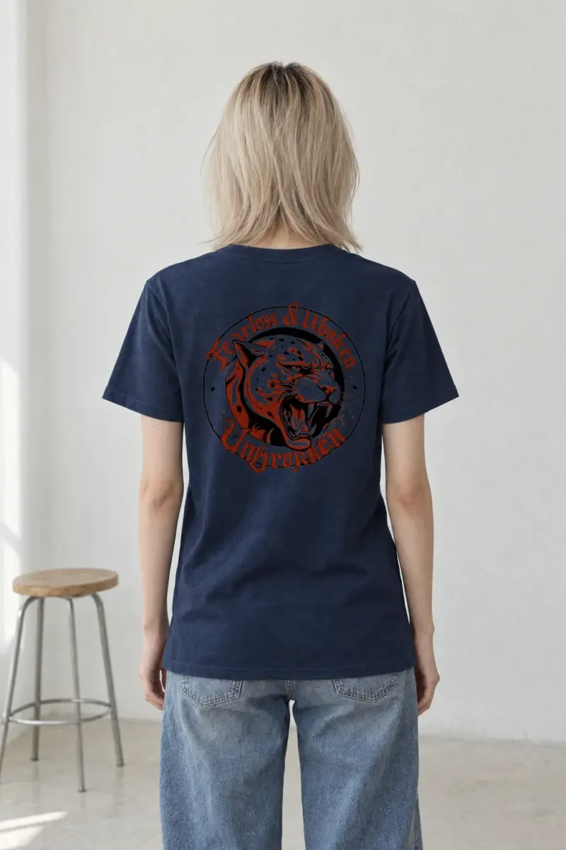 "Fearless & Woken UnBroken" Heavyweight Unisex Crewneck T-shirt | Gildan 5000