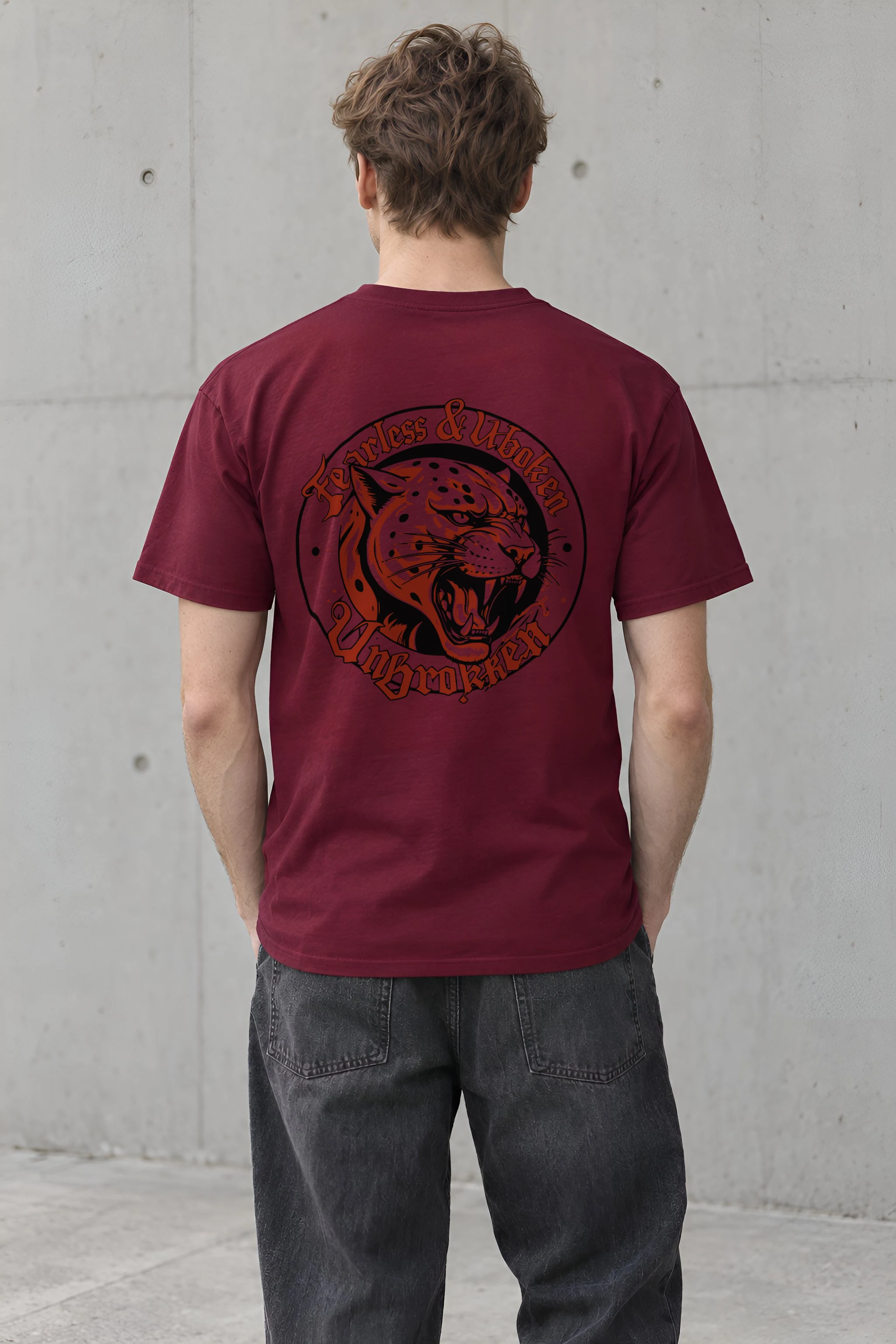 "Fearless & Woken UnBroken" Heavyweight Unisex Crewneck T-shirt