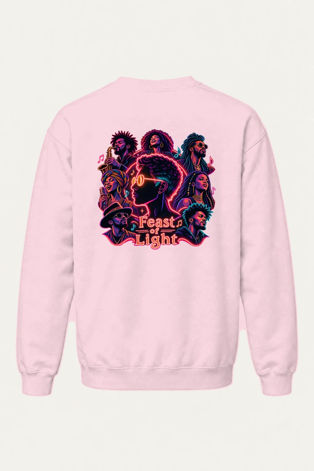 "Feast Of Light" Heavy Blend Unisex Crewneck Sweatshirt | Gildan 18000