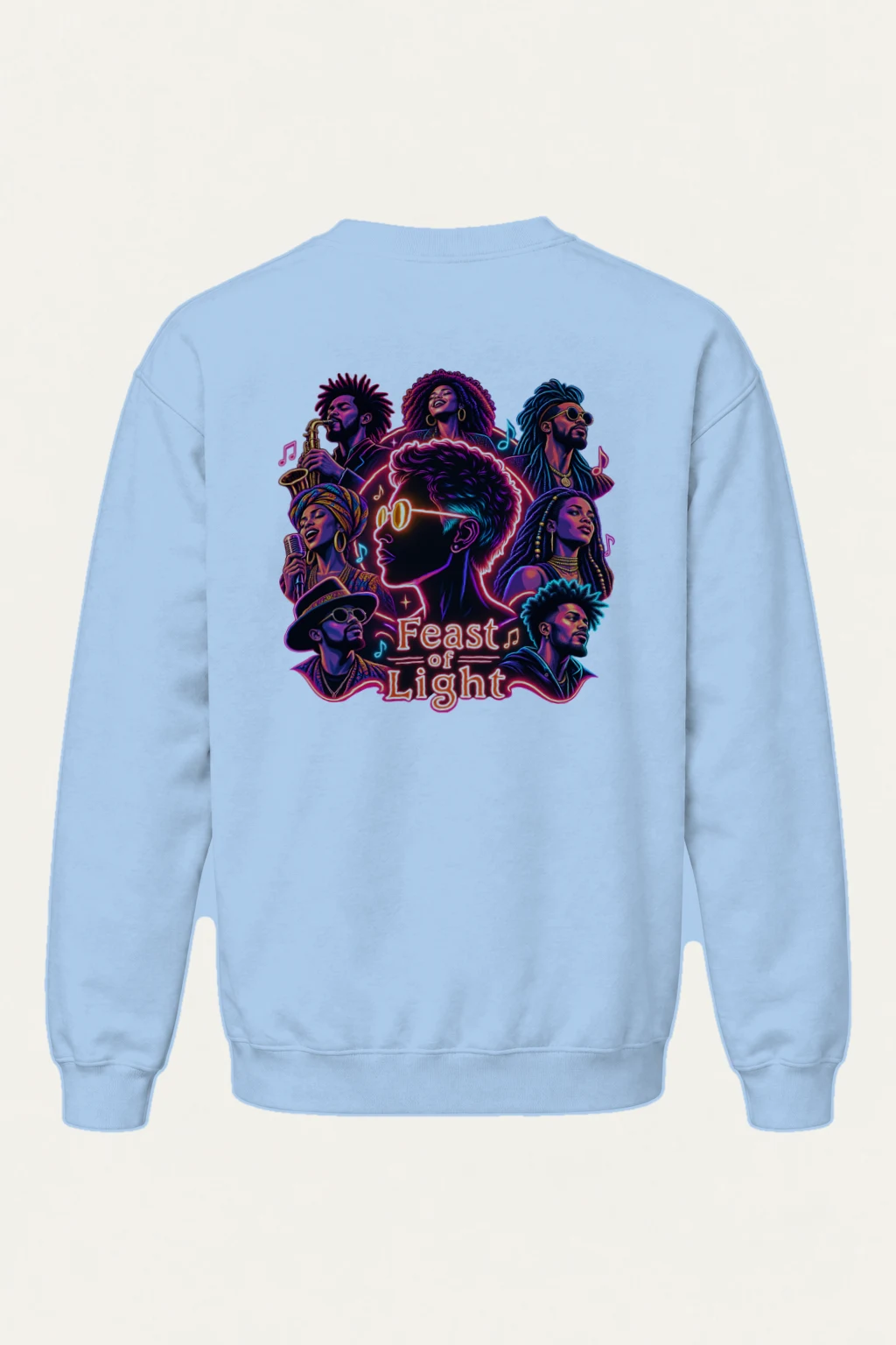 "Feast Of Light" Heavy Blend Unisex Crewneck Sweatshirt | Gildan 18000
