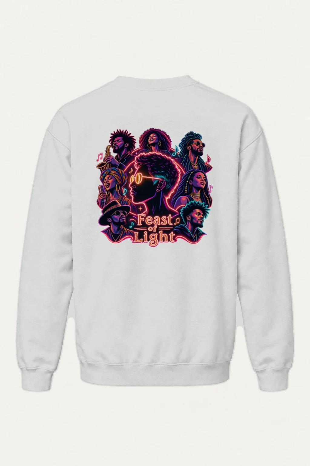 "Feast Of Light" Heavy Blend Unisex Crewneck Sweatshirt | Gildan 18000