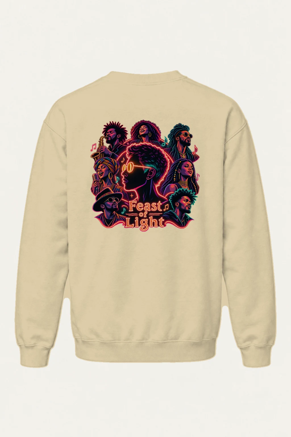 "Feast Of Light" Heavy Blend Unisex Crewneck Sweatshirt | Gildan 18000
