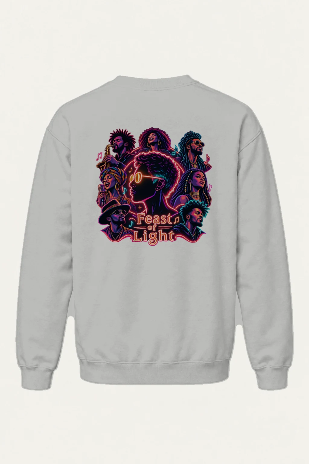"Feast Of Light" Heavy Blend Unisex Crewneck Sweatshirt | Gildan 18000
