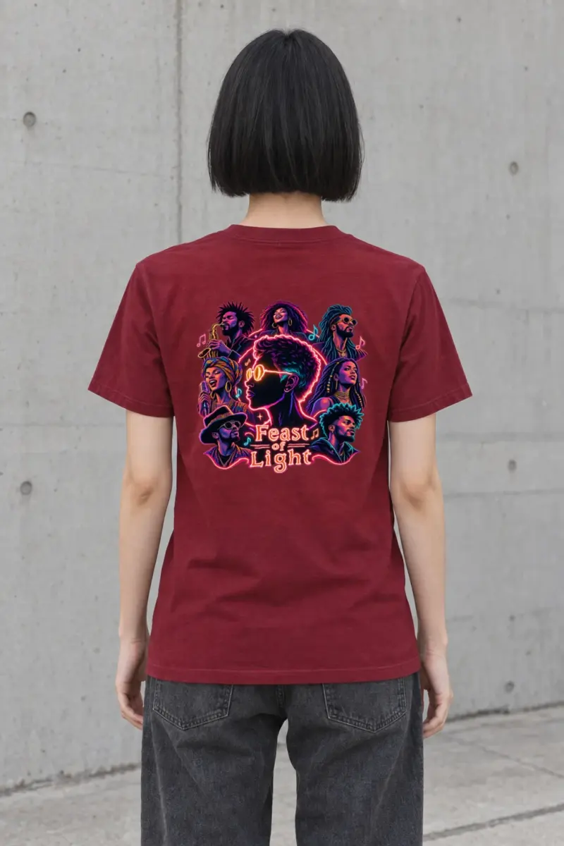 "Feast Of Light" Heavyweight Unisex Crewneck T-shirt