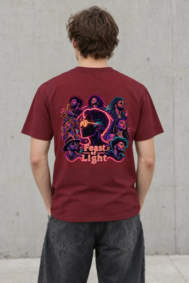 "Feast Of Light" Heavyweight Unisex Crewneck T-shirt