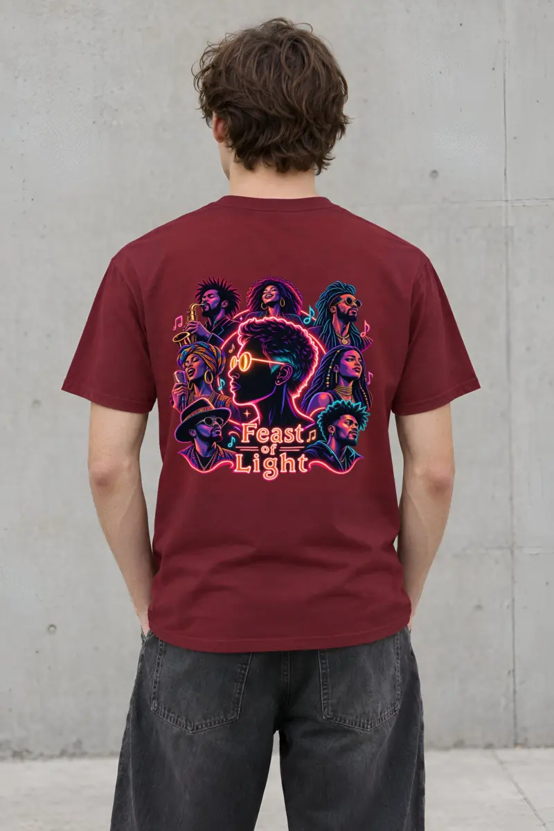 "Feast Of Light" Heavyweight Unisex Crewneck T-shirt