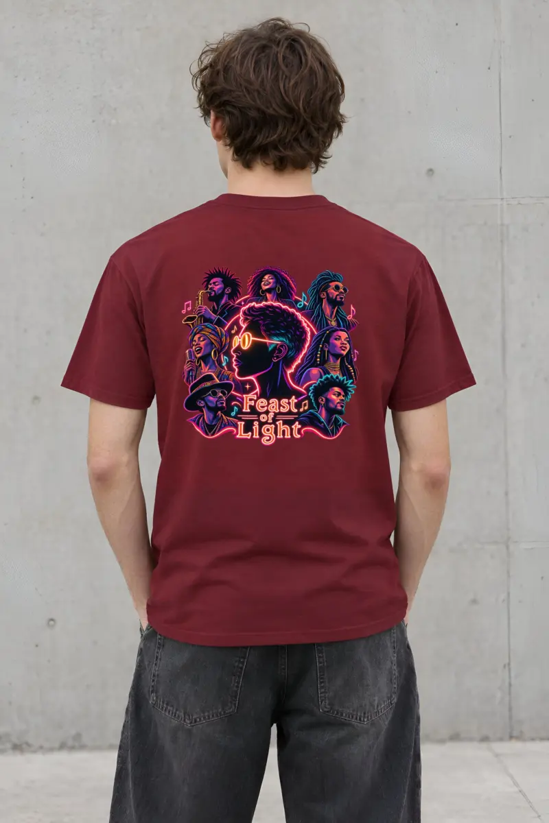 "Feast Of Light" Heavyweight Unisex Crewneck T-shirt