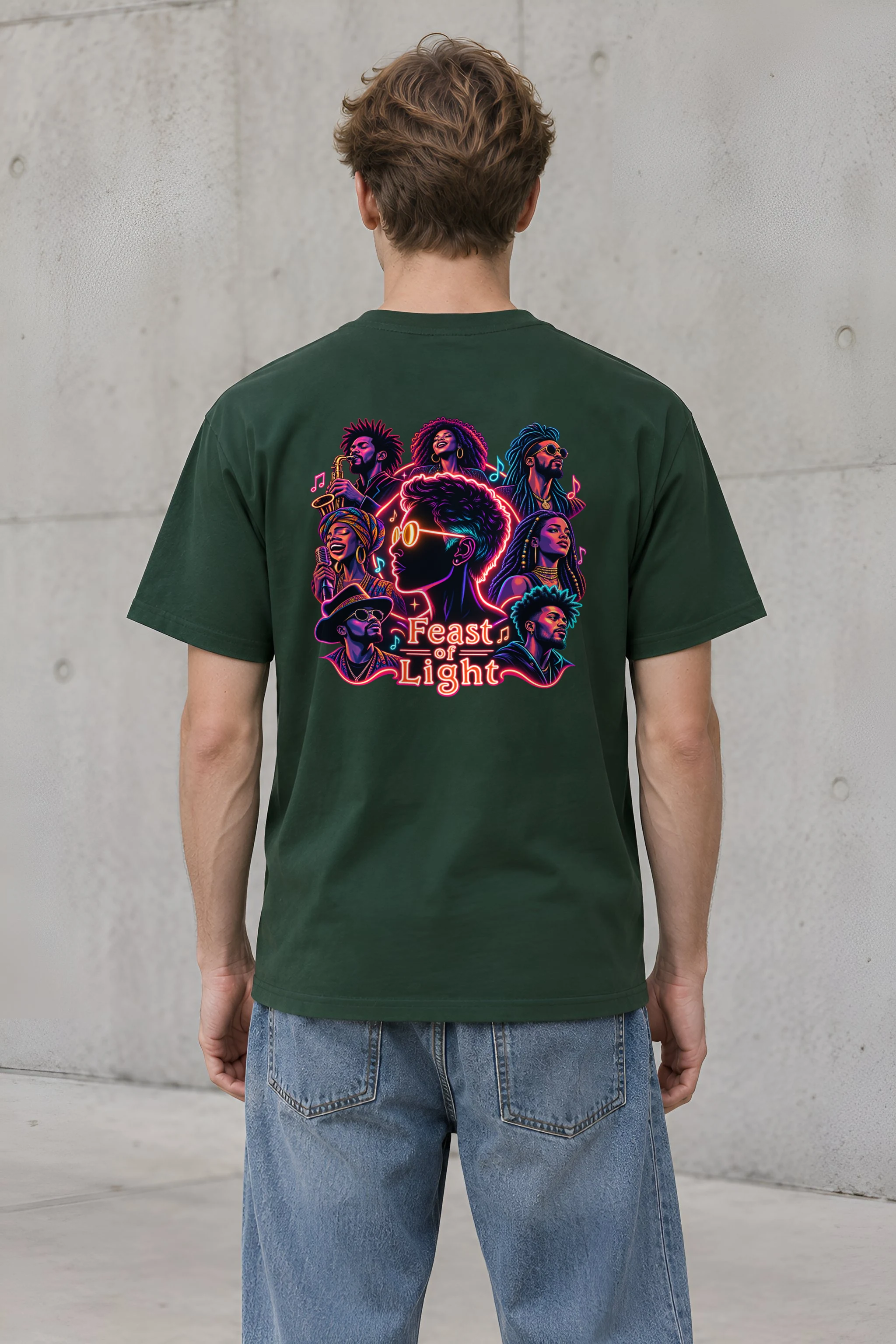 "Feast Of Light" Heavyweight Unisex Crewneck T-shirt