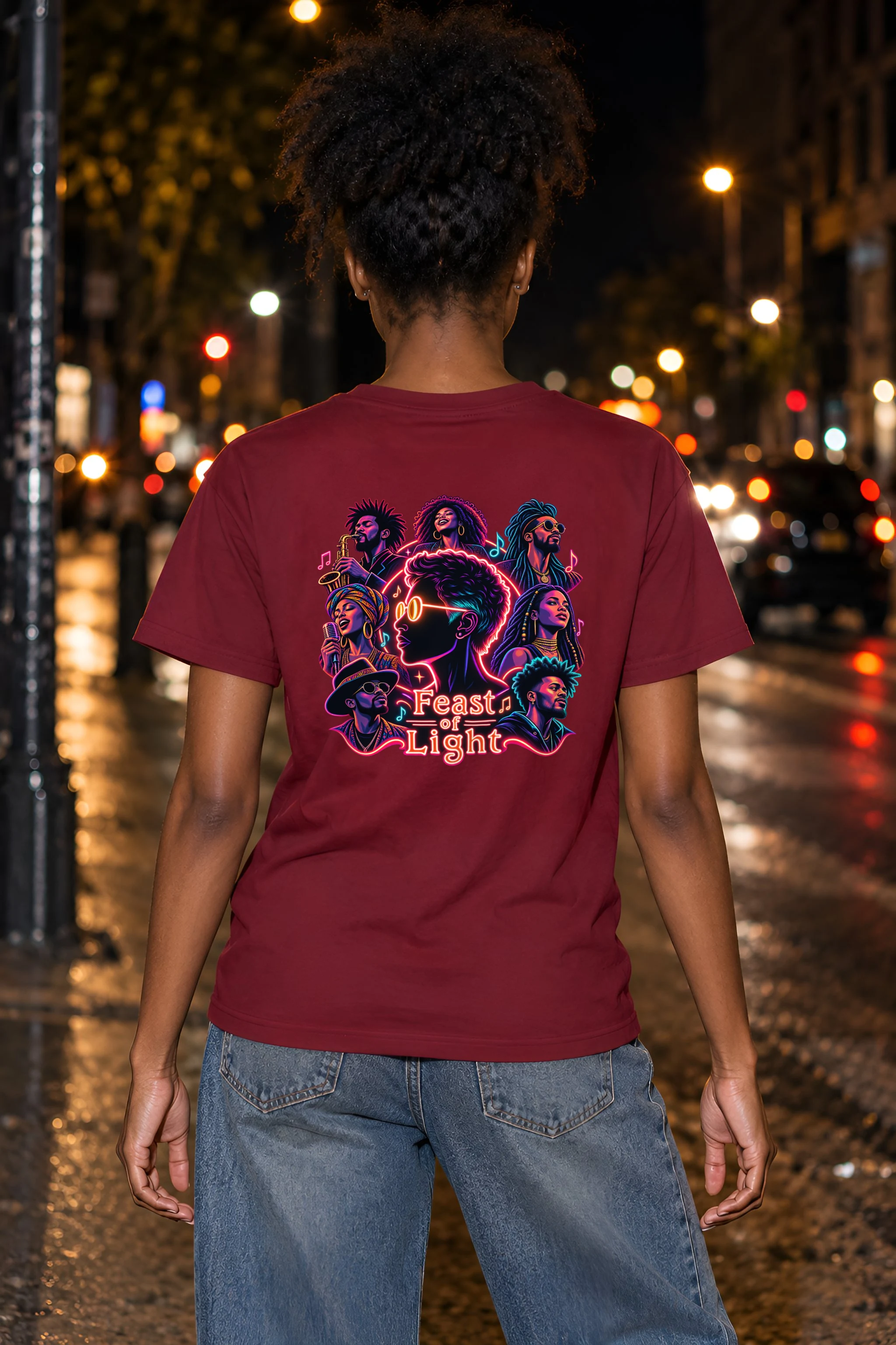 "Feast Of Light" Heavyweight Unisex Crewneck T-shirt