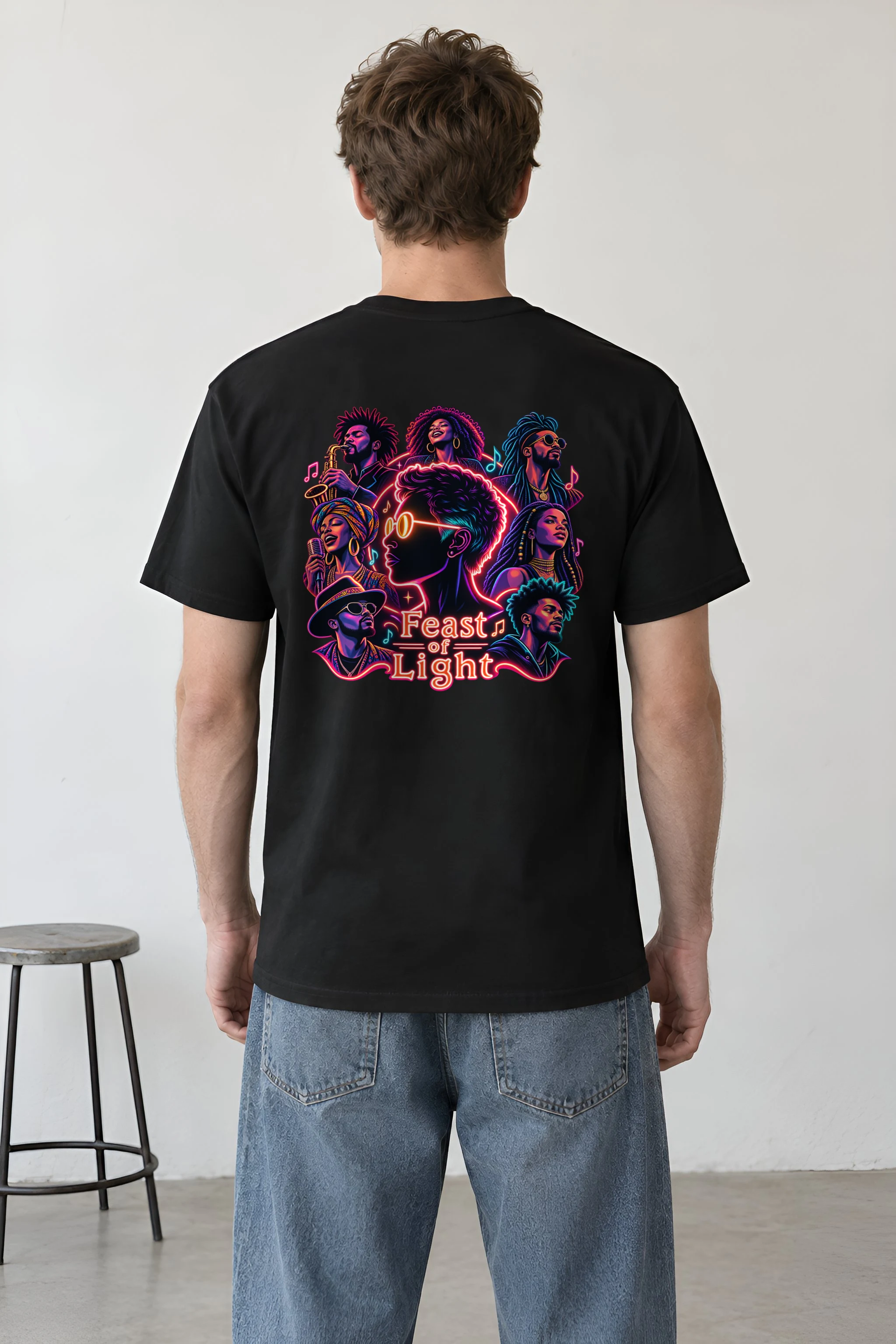 "Feast Of Light" Heavyweight Unisex Crewneck T-shirt