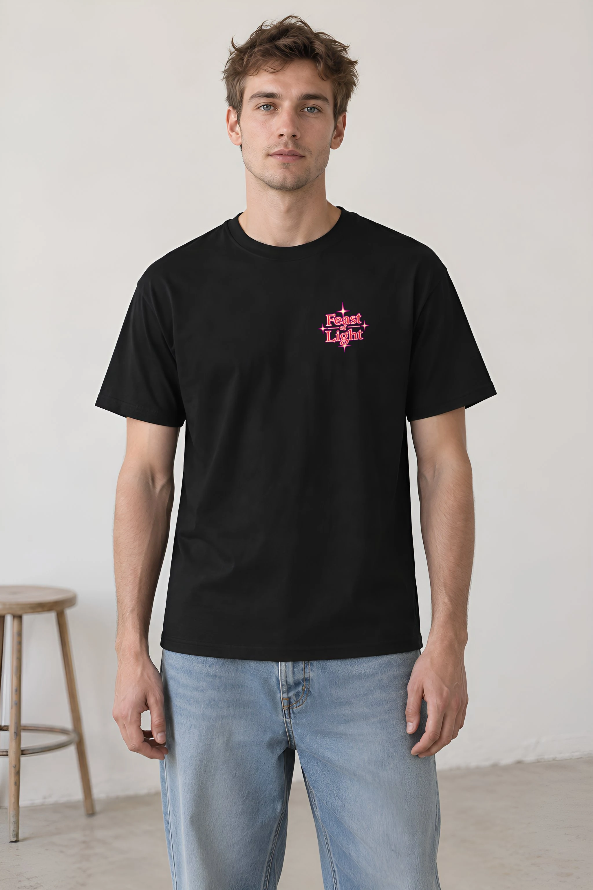 "Feast Of Light" Heavyweight Unisex Crewneck T-shirt