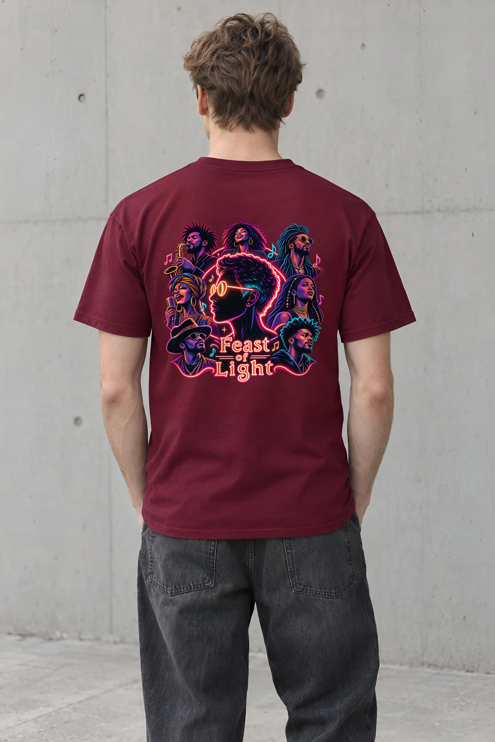 "Feast Of Light" Heavyweight Unisex Crewneck T-shirt