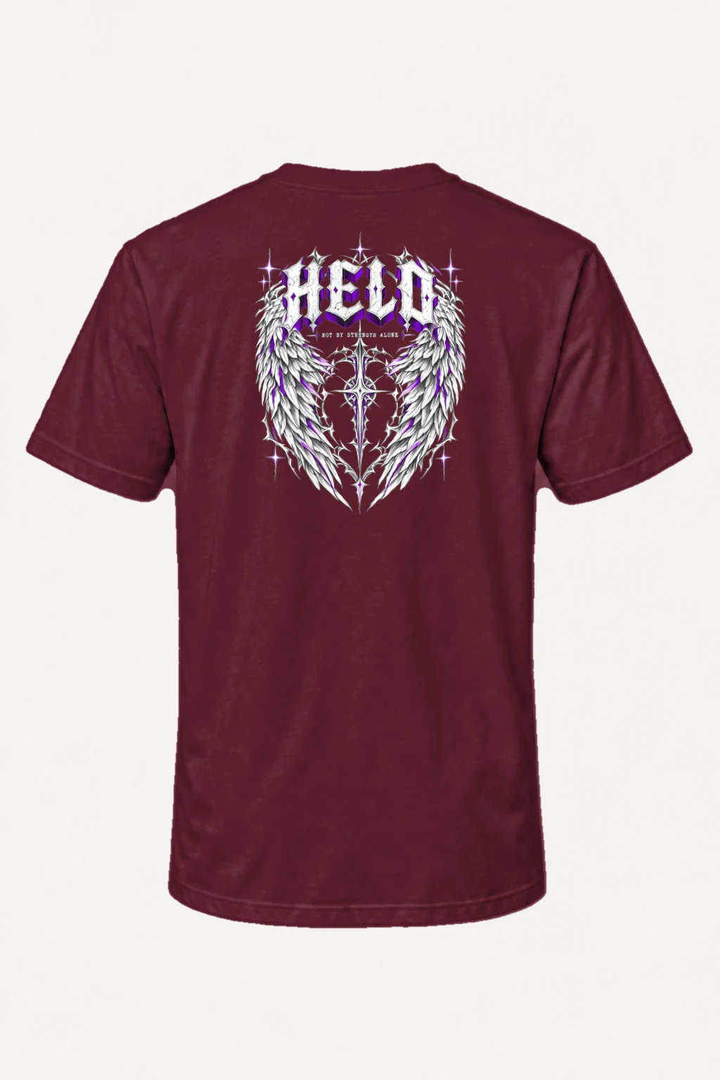 "Feather Vault Cross" Heavyweight Unisex Crewneck T-shirt | Gildan 5000