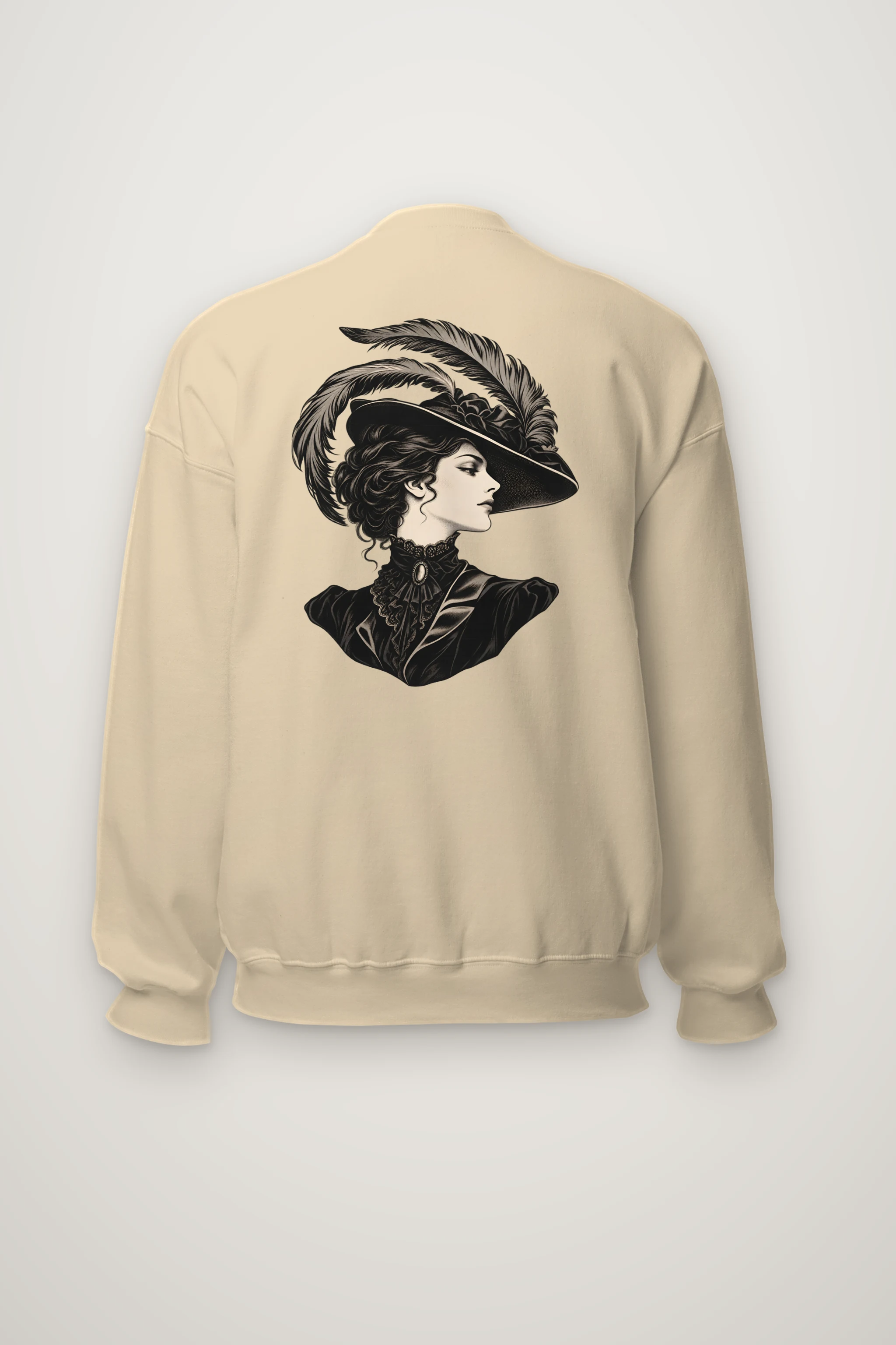 "Feathered Silhouette" Heavy Blend Unisex Crewneck Sweatshirt